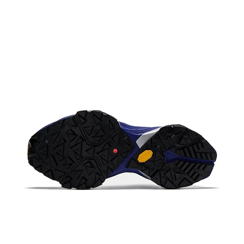KAILAS FUGA DU Cushioned Slip-Resistant Low-Top Superior Traction Trail Running Running Shoes Men's White Blue-3