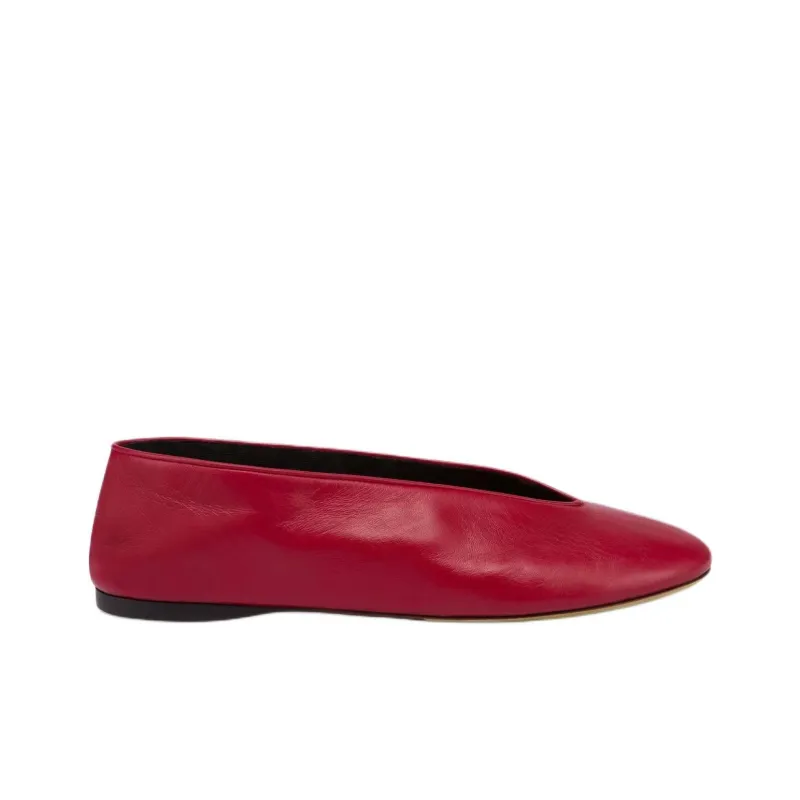 MOSCHINO Duck Casual Single Shoes Women's Red-1