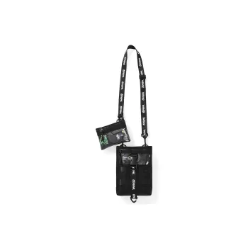GENANX Polyamide Combo Bag, Shoulder Bag Regular Unisex Black/White