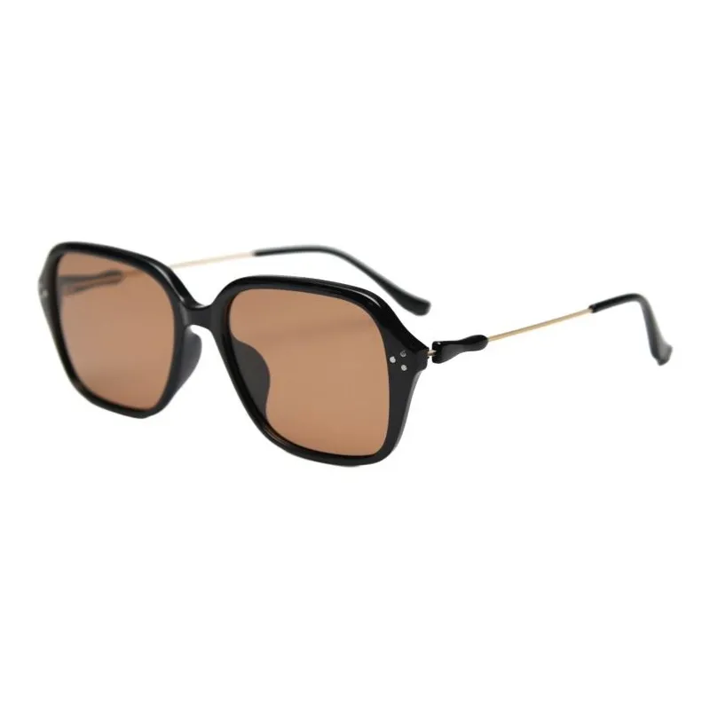 Yamaichi Maru TR/Memory Plastic Square Sunglasses Unisex-4