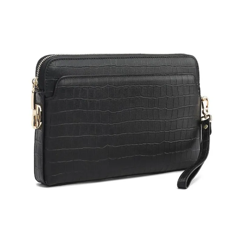 LARTIGENT Top Grain Cow Leather Advanced Touch Clutch Regular Men's Black-1