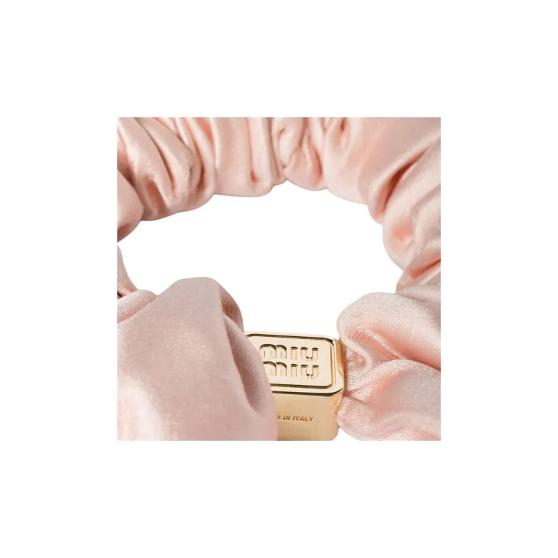 MIU MIU Satin Scrunchie-2