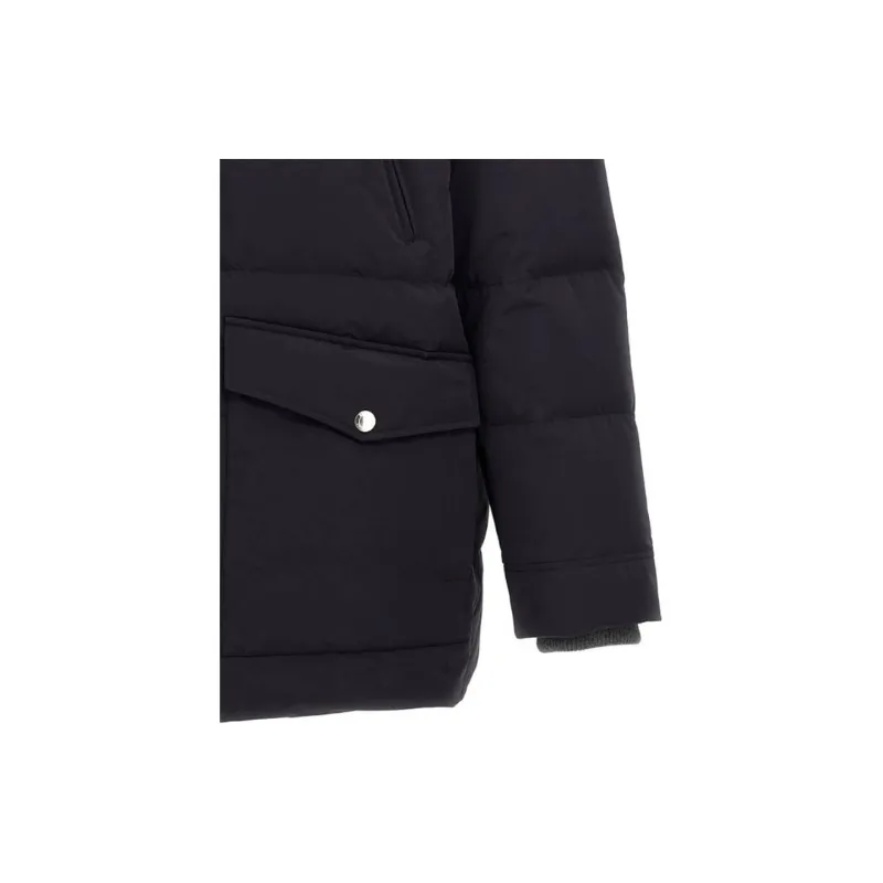 Brunello Cucinelli Hooded Down Jacket-6