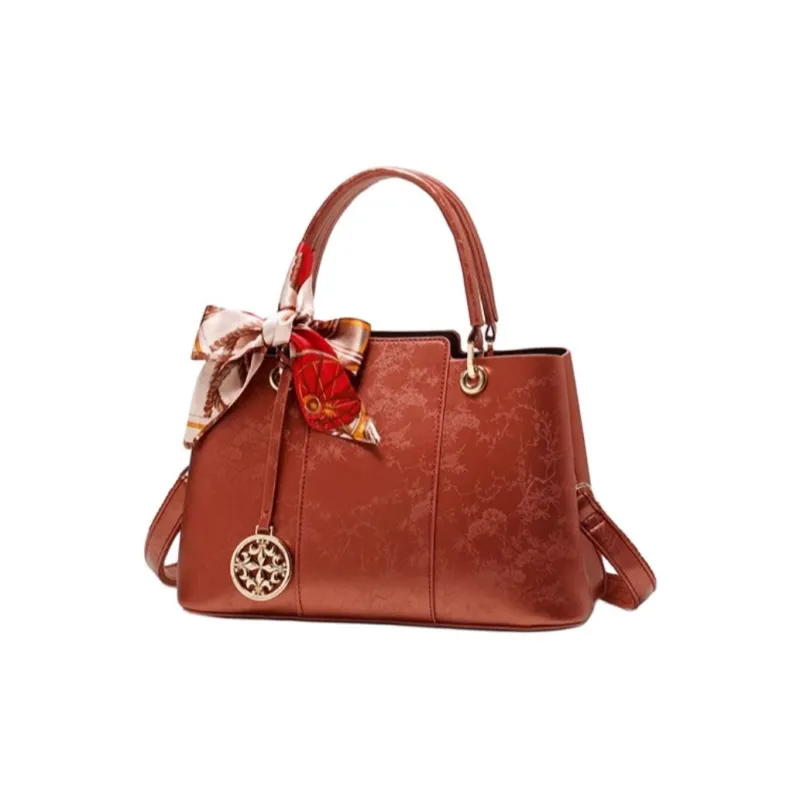 PAYOT Microfiber Synthetic Leather Wedding Bag Portable One Shoulder Crossbody Regular Women's Chinese Style Red-1