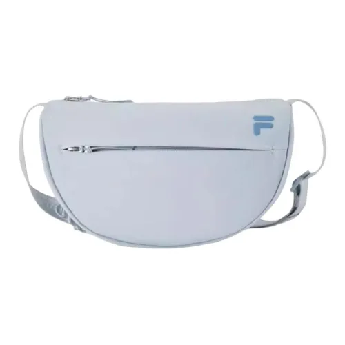 FILA FUSION Fabric Shoulder Bag Mini Unisex Velvet Gray Blue