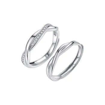 Sanpowa 925 Sterling Silver Rings Unisex