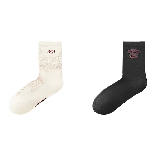 Skechers Mid Calf Socks Women's 2 Pack-0