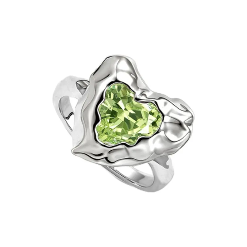 BOONEE ALUS White Gold Plated Copper Rings Women's-4