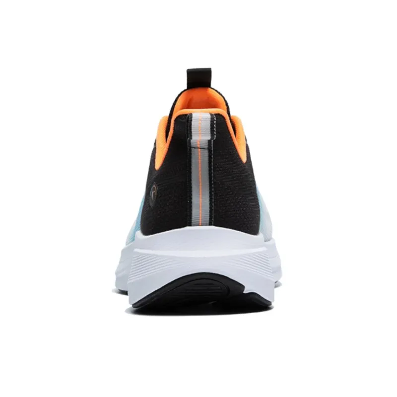 QIAODAN Light Speed 4.0 Cushioning Slip Resistant Low Top Running Shoes Men's Black Blue-3