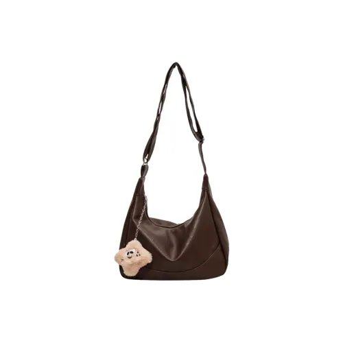 Tonlion PU Shoulder Bag Women's Black/Coffee
