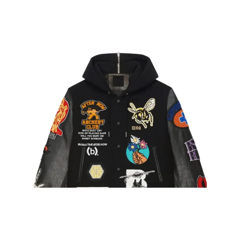 Givenchy Hooded Varsity Jacket-4