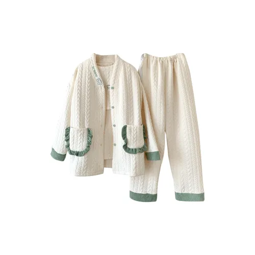 Maultiay Pajama Set Women's Apricot
