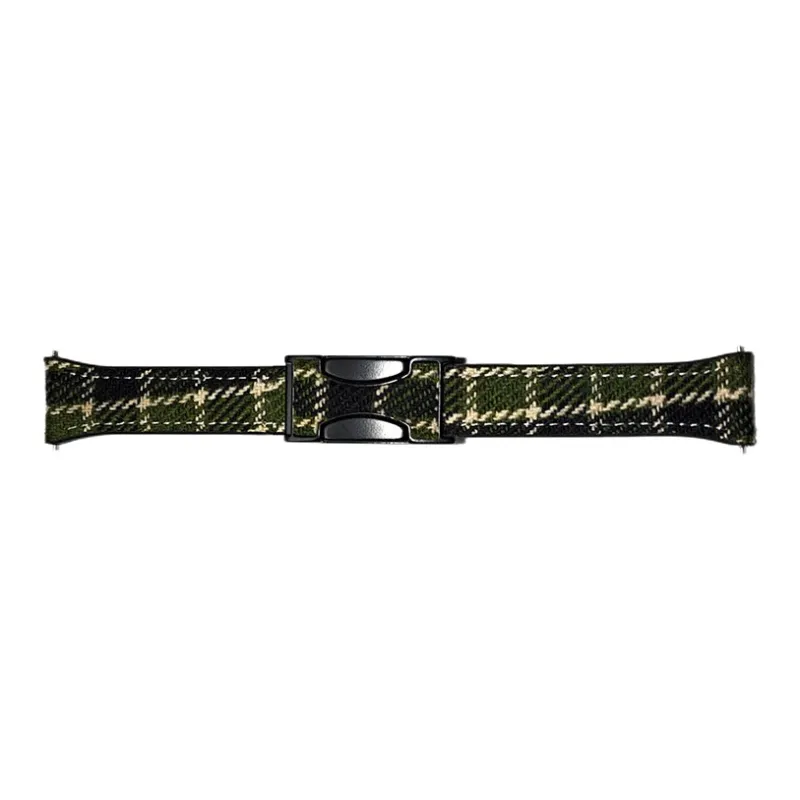ZHENGGUANG Watch Band Huawei Compatibility Plaid Woolen Material-1