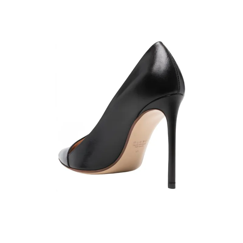FRANCESCO RUSSO 105mm Asymmetric Leather Pumps-3