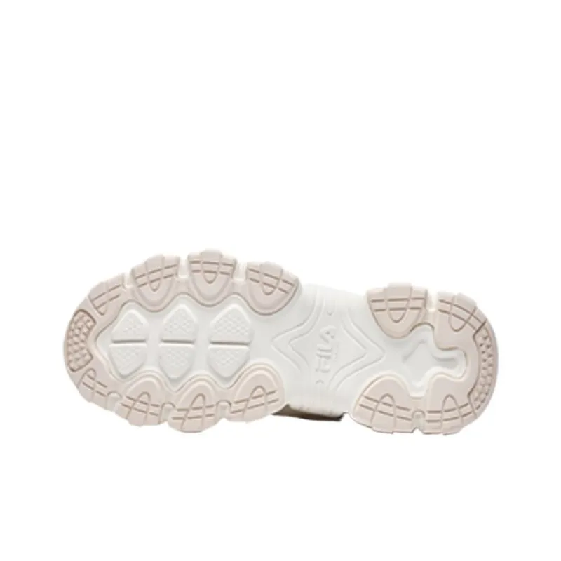 FILA Heritage-FHT Wear-Resistant High-Top Casual Shoes Women's White-4