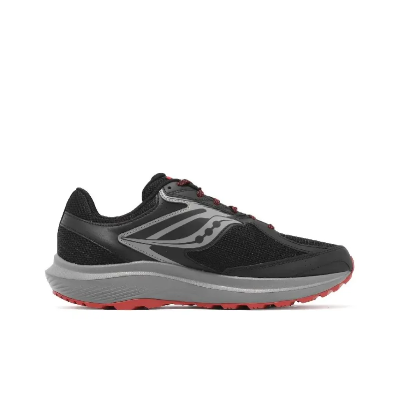 Saucony Non-slip Breathable And Wear-resistant Low-Top Trail Running Running Shoes Men's Black-1