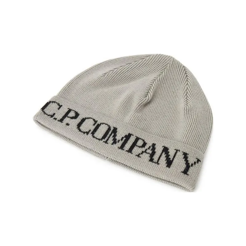 C.P.Company Wool Beanies Kids' Gray-1