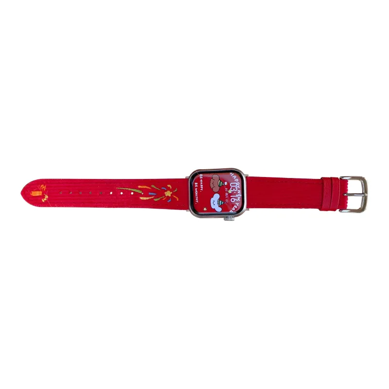 NCFCK Watch Band Apple Compatibility Corduroy Material-2