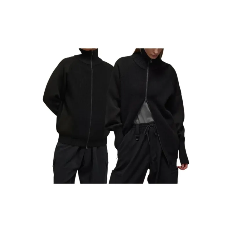 Y-3 Zip-fastening Knitted Sweatshirt-4