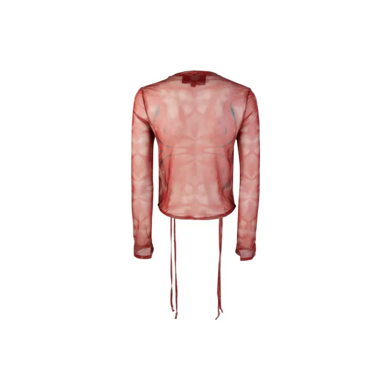 Vision Of Super Crewneck Long Sleeved Drawstring Top-1