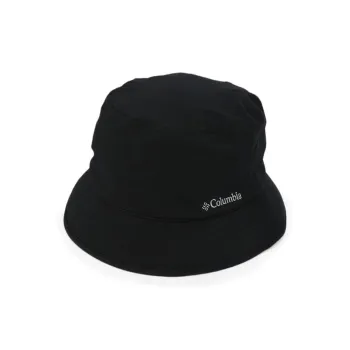 Columbia Polyester Polyurethane Bucket Hats Unisex Black