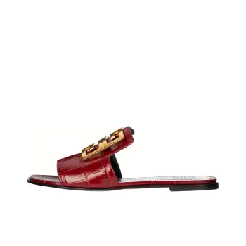 Givenchy 4G Slide Slippers Women's Red