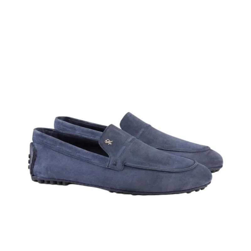STEFANO RICCI Beanie Shoes Men's Blue-2