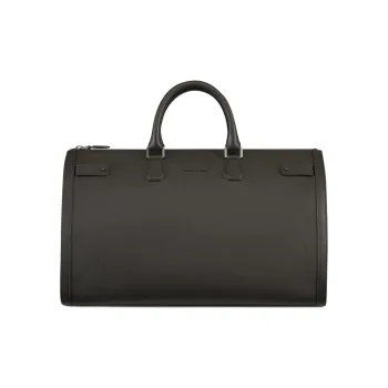 STEFANO RICCI Calfskin Handbag Shoulder Bag Crossbody Bag Travel Bag Men's Black