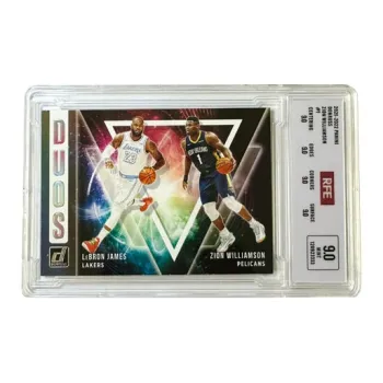 PANINI James Lakers Zion Pelican Donruss Dual Legacy Card Star Card 9 Points Graded Cards 1 Pc