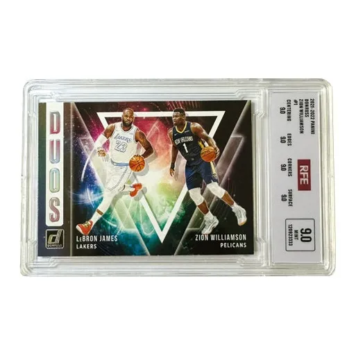 PANINI James Lakers Zion Pelican Donruss Dual Legacy Card Star Card 9 Points Graded Cards 1 Pc-0