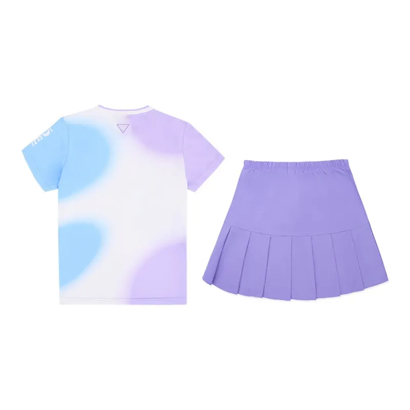 CORALIAN Skirt Set Women's Purple-1
