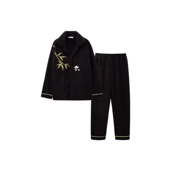 Sleeping Beauty Pajama Set Men's Black
