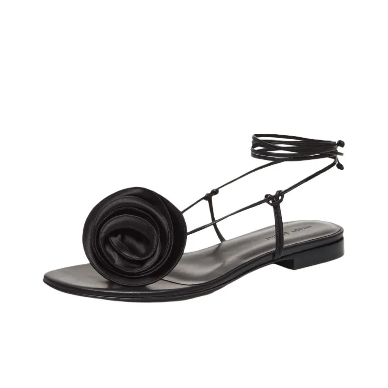 Magda Butrym Floral appliqué Sandals Women's-2
