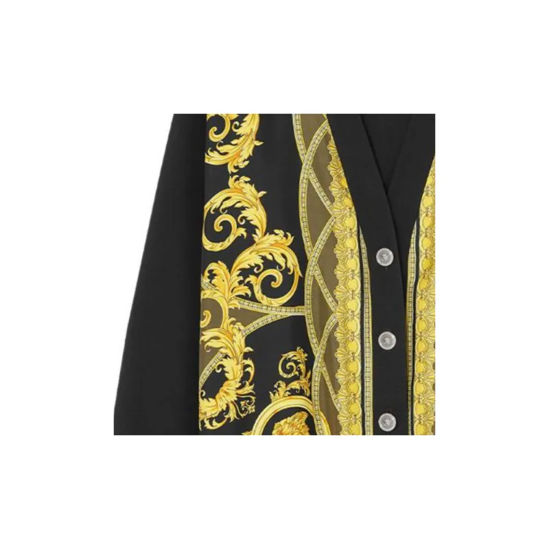 VERSACE La Coupe Des Dieux Button Up Cardigan-5