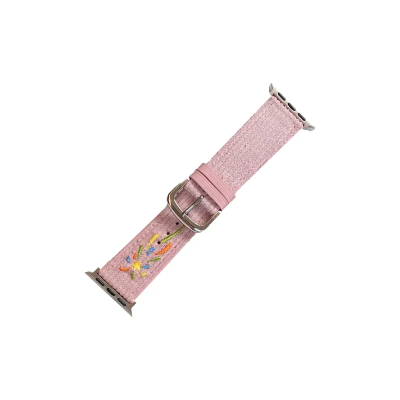 NCFCK Watch Band Apple Compatibility Corduroy Material-4