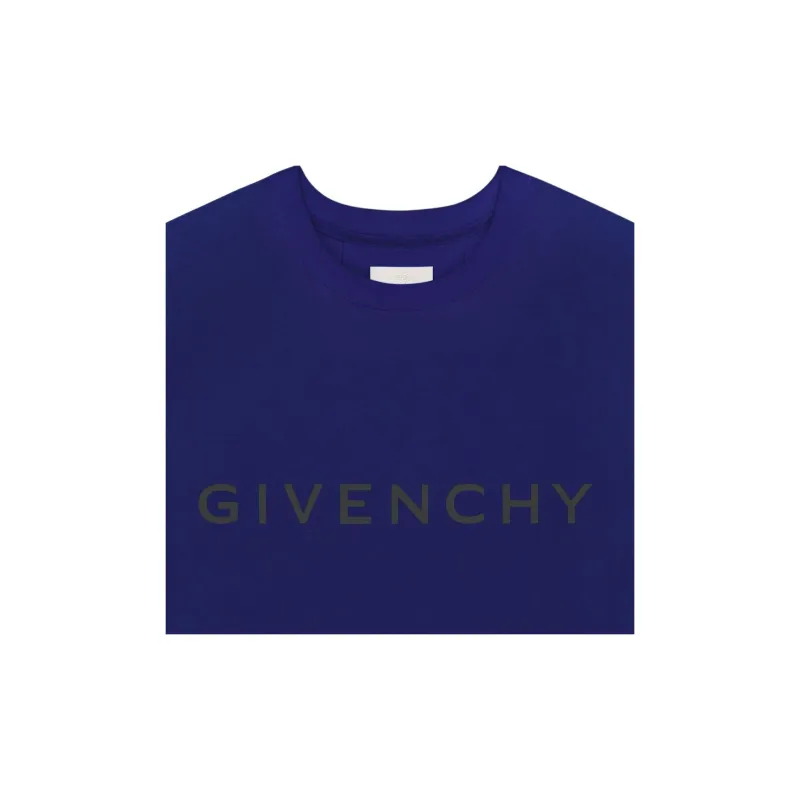 GIVENCHY FW23 T Shirt Men's Cobalt Blue-4