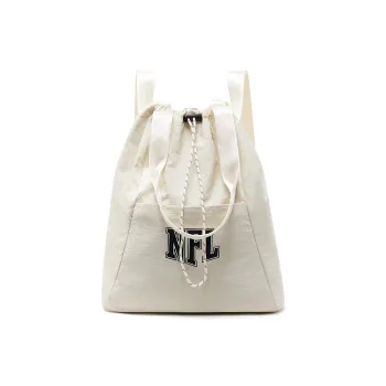 NFL Fabric Backpack Laptop Backpack Unisex Ecru