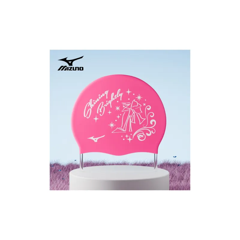 Mizuno Swimming Caps Silicone Swimming Pool Unisex 19*23.5cm-1