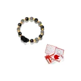 Obsidian Chinese Auspicious Animal Beaded Bracelet+Box Limited Edition ①