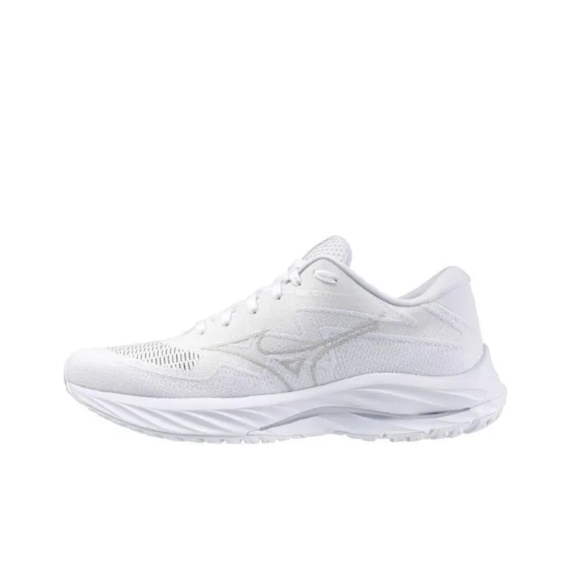 Mizuno Women's Wave Rider 27 Ssw 'White Ultimate Grey' Women's-0