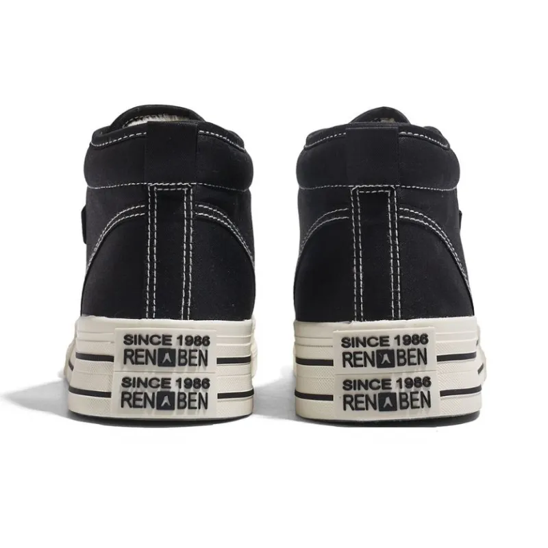 RENBEN Anti-Slip Wear-Resistant Low-Top Skateboard Shoes Women's-4
