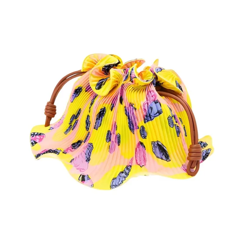LOEWE Flamenco Cow Leather Clutch Mini Women's-3