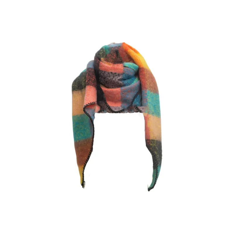 Yamaichi Maru Polyester Knit Scarves Unisex-4