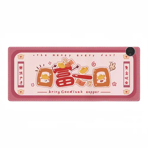 Under Heated Desk Pad Winter Heating Office For Students Cartoon Heating Mouse Pads