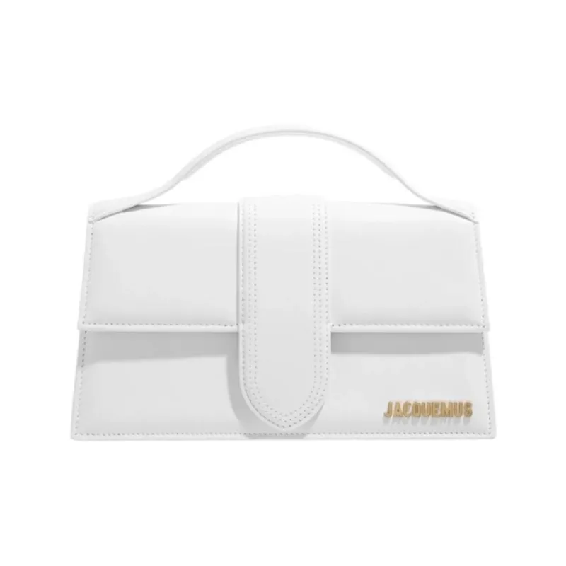 Jacquemus Cow Leather Shoulder Bag Women's White-1