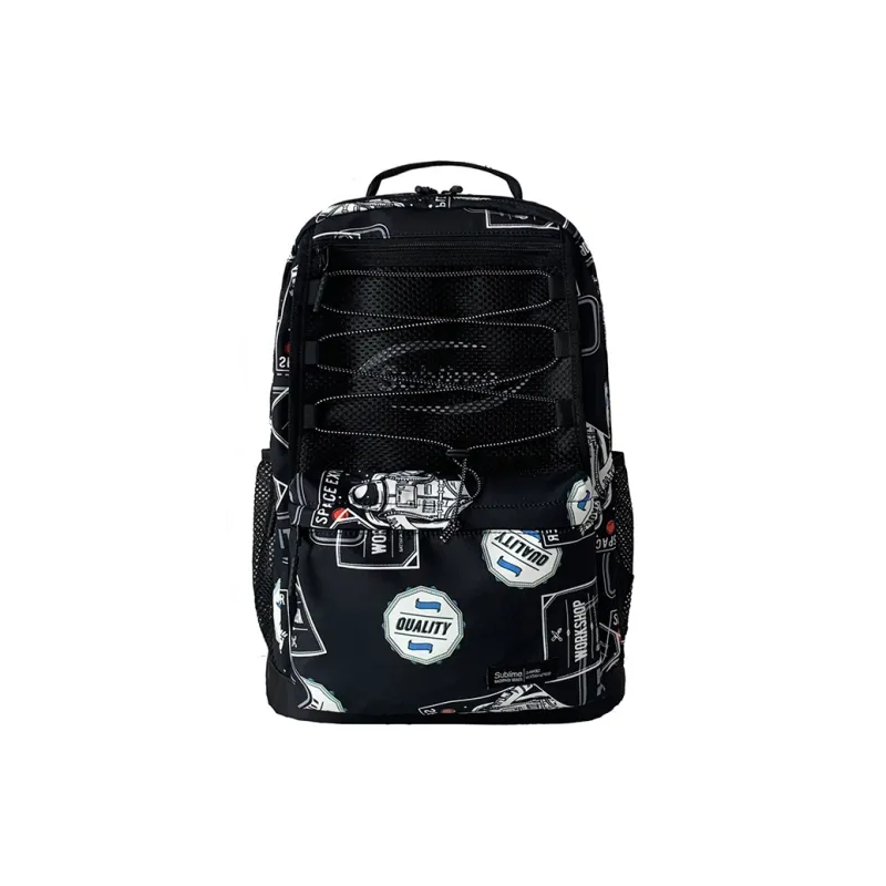 SUN ERATH&U Composite Cloth Backpack Unisex Multicolor-6