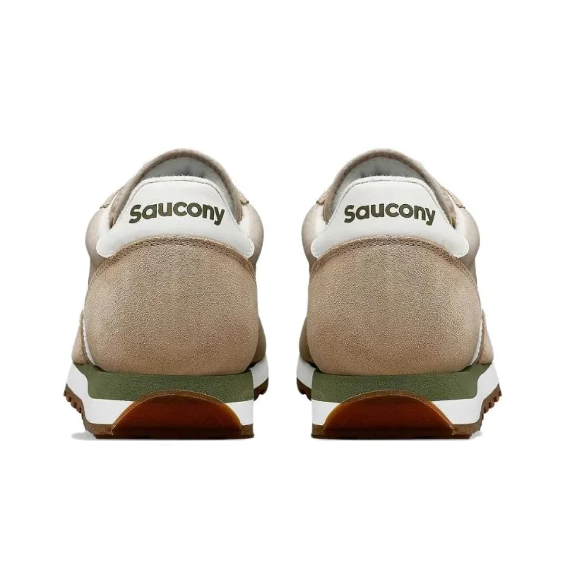 Saucony Jazz Original Anti-Slip Wear-Resistant Low-Top Casual Running Shoes Men's Light Umber-4