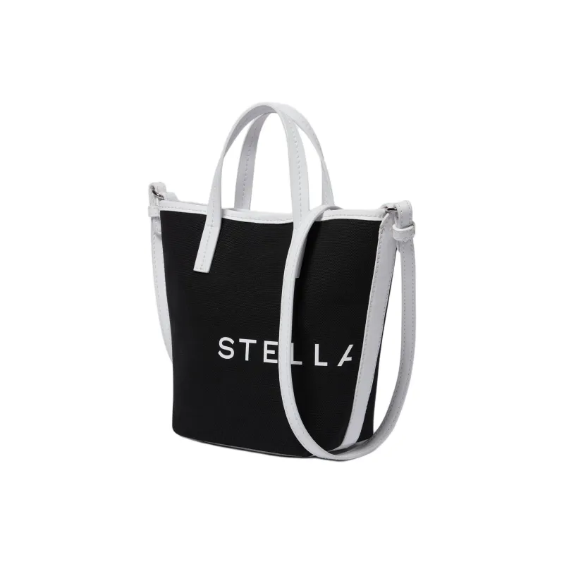 Stella McCartney Logo Printed Open Top Bucket Bag-1