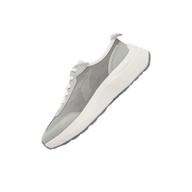 361° Anti-Slip And Wear-Resistant Breathable Low-Top Casual Shoes Women's Gray White-2