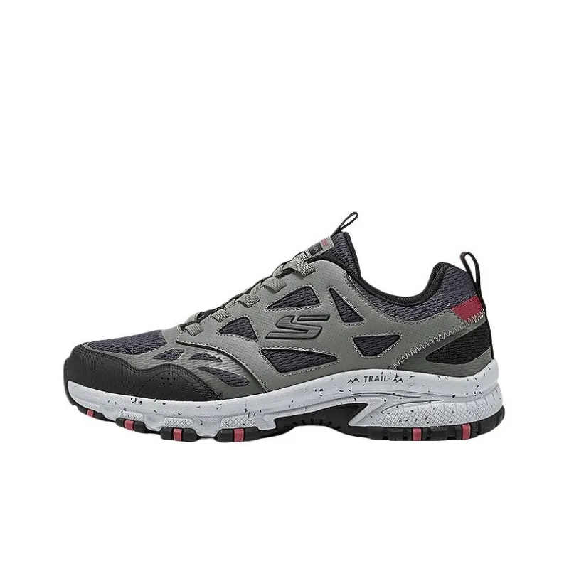 Skechers OUTDOOR MENS Anti Slip And Wear Resistant Breathable Low Top Outdoor Shoes Men's Gray-0